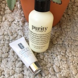 Bundle of Clinique & purity lotion and cleanser
